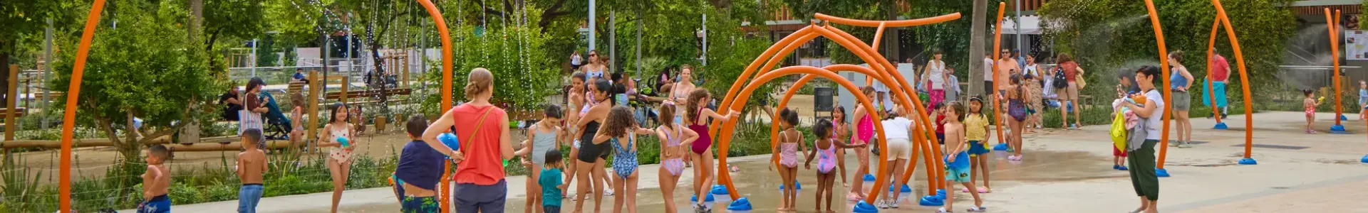 Spraypark achtergrond